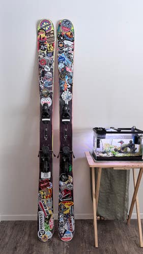 Lib Tech Pow NAS Recurve Skis With Bindings (180 cm)