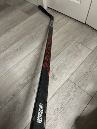 Senior CCM JetSpeed Team Left Hand Hockey Stick 75 Flex Pro Stock (Used)