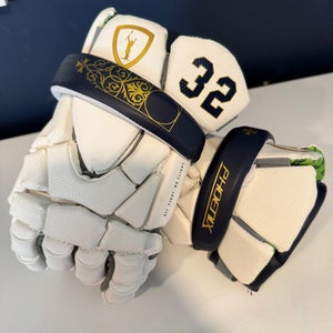 Notre Dame Adrenaline Phoenix Lacrosse Gloves 15" (New)
