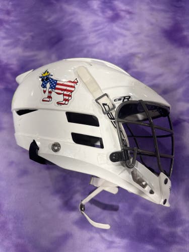 White Youth Cascade CS-R Youth Helmet (Used)