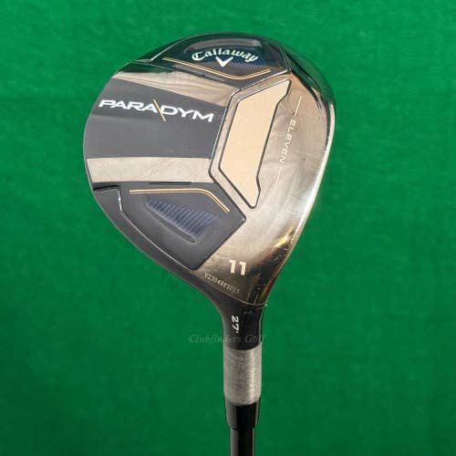 RARE! Callaway Paradym ELEVEN 27 Fairway Wood 11 Ventus TR 5-A Seniors w/ HC