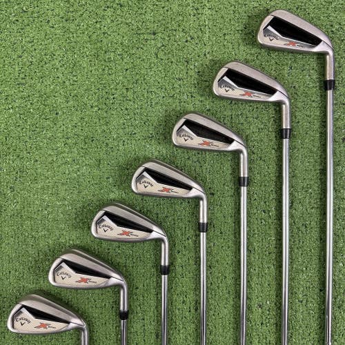 Callaway X Series N415 Iron Set 4-PW Uniflex Steel Shafts Right Handed