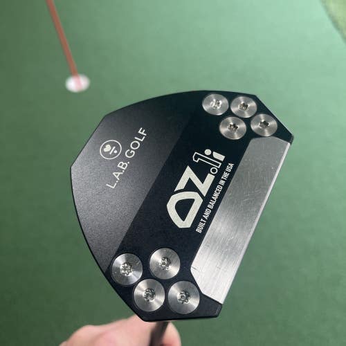 LAB Golf OZ.1i 34 Putter Oz 1 Insert Press No. 11 1.5 Grip 68* Lie Golf Club