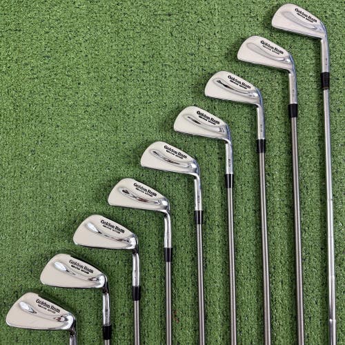 Golden Ram Tour Grind Forged Iron Set 2-PW Aerotech Steelfiber i80 Stiff Flex