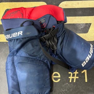 Blue Junior Small Bauer Vapor X800 Lite Hockey Pants (Used)