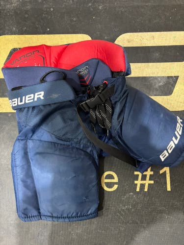 Blue Junior Small Bauer Vapor X800 Lite Hockey Pants (Used)
