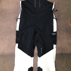 Women's XXL WhiteSmoke 2L Cargo Insulated Ski Bib (Used)