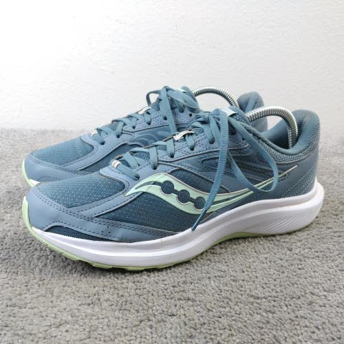 Saucony  Cohesion 17 Womens Size 10 Running Shoes Low Top Blue Sneakers Athletic