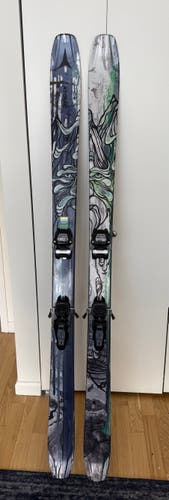 2024 188 cm Atomic Bent 100 Skis With Bindings Max Din 16 (Used)