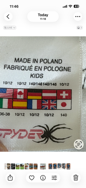 Boys Spyder Ski Race Suit