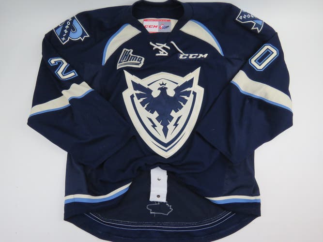 CCM Sherbrooke Phoenix QMJHL Game Worn Authentic Hockey Game Jersey CHL 56 #20