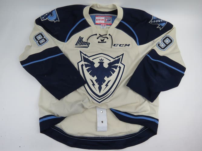 CCM Sherbrooke Phoenix QMJHL Game Worn Authentic Hockey Game Jersey CHL 56 #89