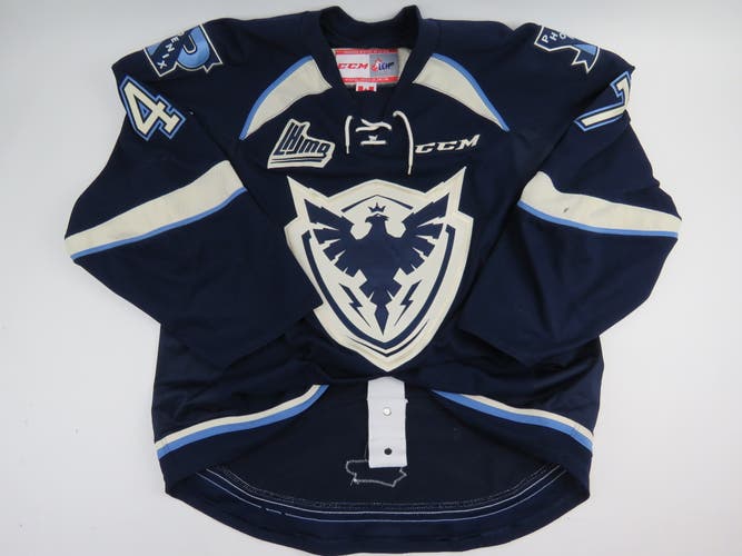 CCM Sherbrooke Phoenix QMJHL Game Worn Authentic Hockey Game Jersey CHL 54 #47