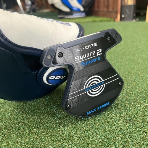 RH Odyssey Ai One Square 2 Square Max Stripe 34" Golf Club Putter Mint