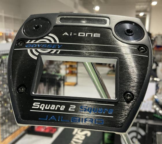 Odyssey Ai-One Square 2 Square JAILBIRD Mallet Putter 35" SUPER STROKE 13.5" RH