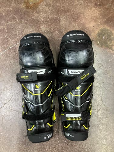 Youth Bauer Supreme Mach Shin Pads 10" (Used)