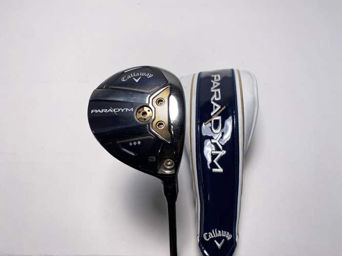 Callaway Paradym Triple Diamond 3 Fairway Wood 15* Kai'li White 70S Stiff RH HC