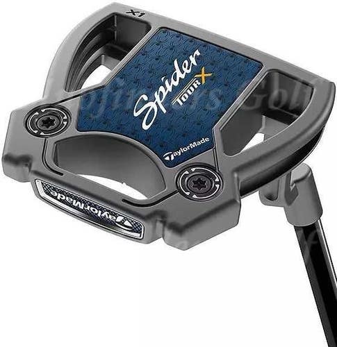 NEW! TaylorMade Spider Tour X1 L-Neck 35" Mallet Putter KBS w/Super Stroke & HC