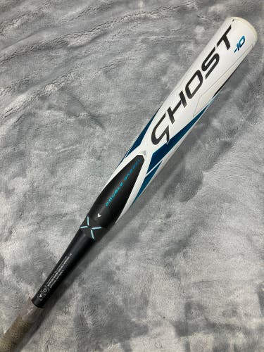 White 2023 Easton Ghost Composite Bat (-10) Composite 20 oz 30" (Used)