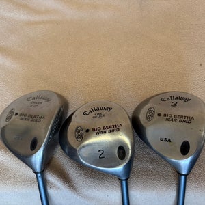 Men's Callaway Big Bertha Warbird Right Handed Clubs (Full Set) Regular Flex (Used)