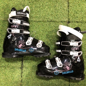 Kid's Dalbello Green Gaia 4 Ski Boots - Mondo 24.5 | 289mm (Used)