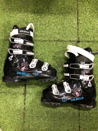 Kid's Dalbello Green Gaia 4 Ski Boots - Mondo 24.5 | 289mm (Used)