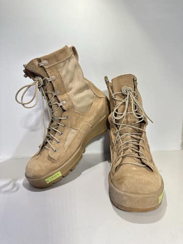 #2707 Wellco Military Boots Mens Size 9.5 W Desert Tan SPM1C1-12-D-1053