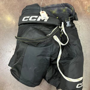 Black Senior Medium CCM Tacks XF Hockey Pants (Used)