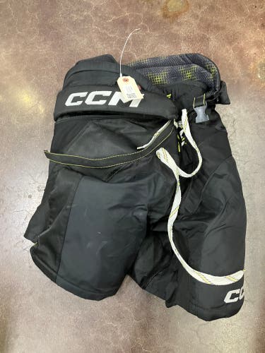 Black Senior Medium CCM Tacks XF Hockey Pants (Used)