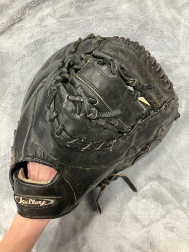 Black Kelley GN140 RH First Base Baseball Glove 12" (Used)