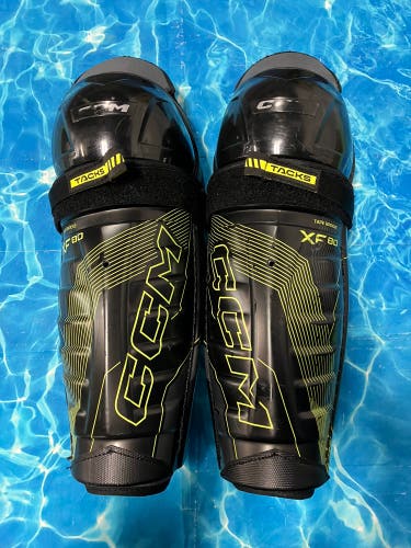 Junior CCM Tacks XF80 Shin Pads 13" (Used)