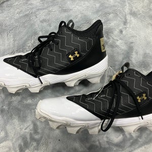 Black Men's Size M 11.5 Under Armour Bryce Harper Molded Cleats (Used)