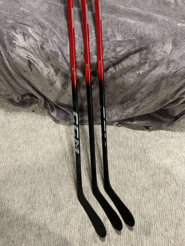 Senior CCM JetSpeed FT8 Pro Left Hand Hockey Stick P28 75 Flex (Used)