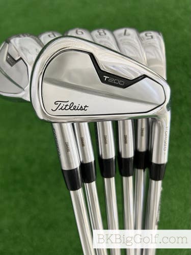 Titleist T200 21 Forged Iron Set 5-48 / True Temper AMT Black Stiff +1/2