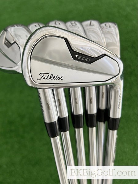 Titleist T200 21 Forged Iron Set 5-48 / True Temper AMT Black Stiff +1/2