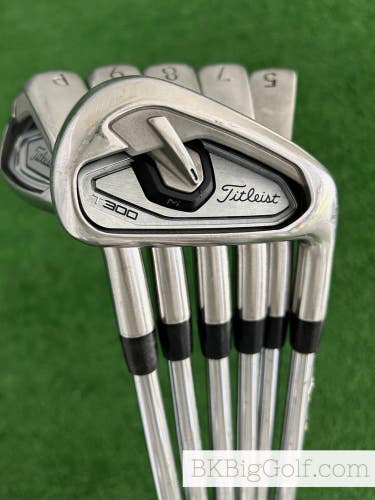 Titleist T300 Iron Set 5-P / True Temper AMT White Stiff +1