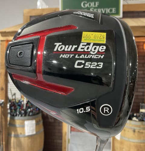 Tour Edge HOT LAUNCH C523 10.5 Driver 44.5" MAMIYA Regular Flex Graphite Shaft