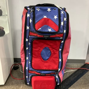 Adult Bownet Commander Catcher's Baseball Wheeled Bag 38" x 17" x 12" (Used)