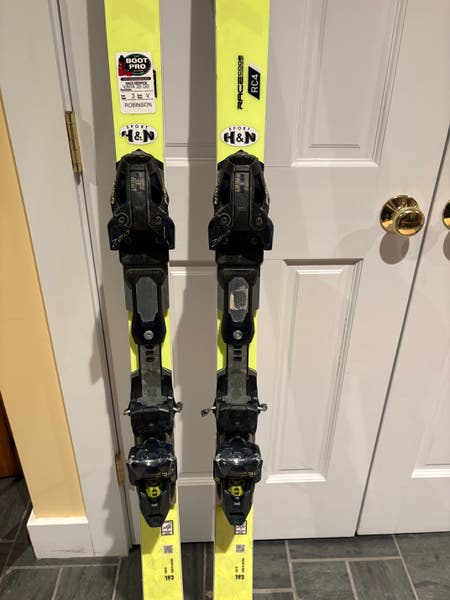 Fischer 193 cm Racing RC4 GS Skis With Bindings Max Din 20 (Used