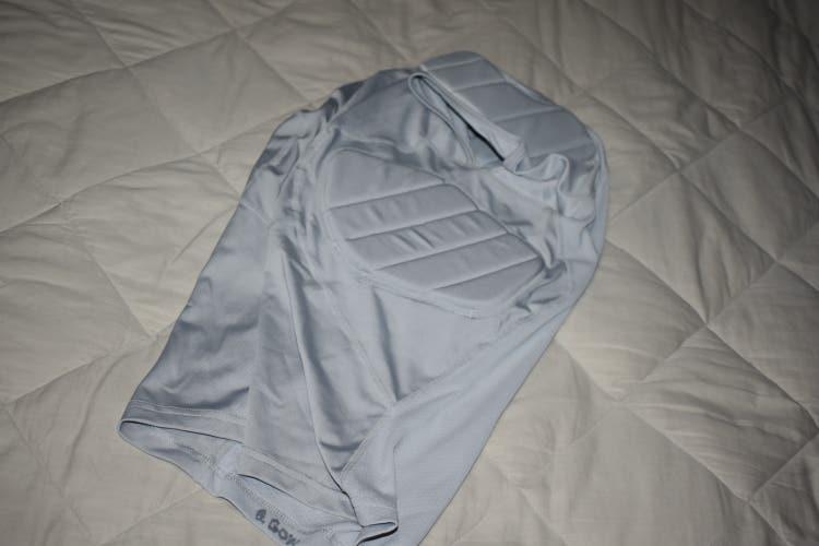 McDavid 5 Pad Protective Compression Shirt, Gray, Youth Medium