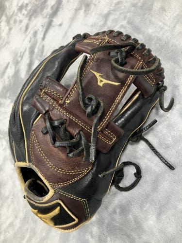 Black Mizuno MVP Prime RH Infield Baseball Glove 11.75" (Used)