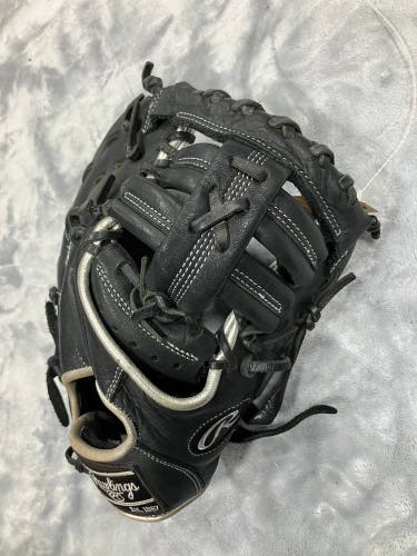 Black Rawlings Encore RH First Base Baseball Glove 12" (Used)