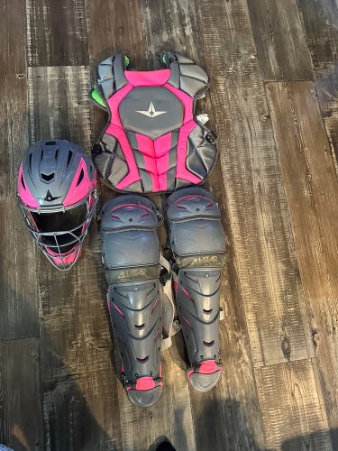 Pink All Star System 7 Axis Catcher's Set (Used)