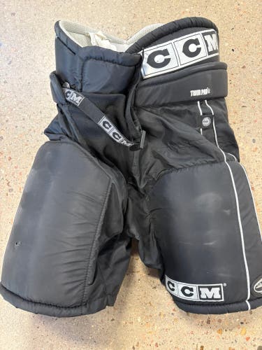 Black Junior Medium CCM Tacks 452 Hockey Pants (Used)