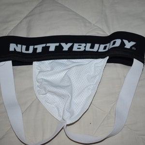 NEW - Nutty Buddy Youth Jock Strap, White, Youth Medium