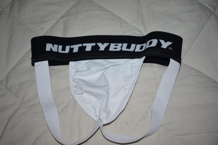 NEW - Nutty Buddy Youth Jock Strap, White, Youth Medium