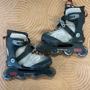 Adjustable Junior 4-8 K2 Raider Inline Skates Regular Width (Used)