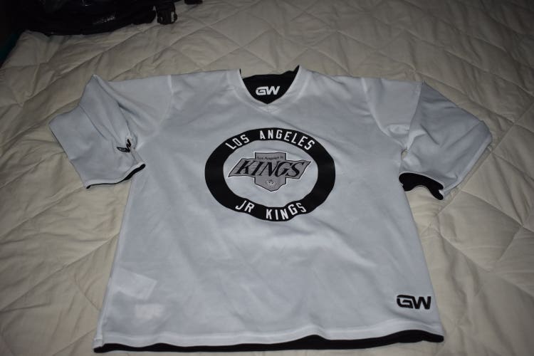 Game Wear GW Reversible Jersey, LA Jr Kings, Black/Gray, Youth L/XL