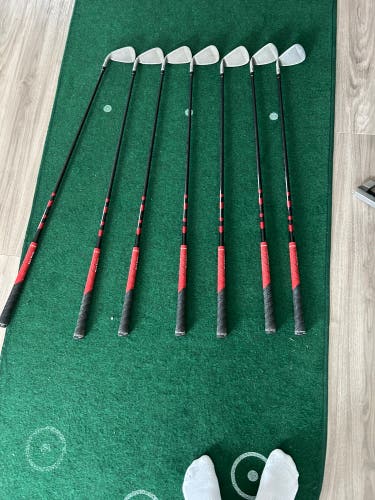 Men's 2022 TaylorMade Stealth Right Handed Iron Set Regular Flex Graphite Shaft (Used)