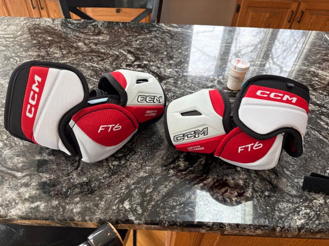 Senior Large CCM JetSpeed FT6 Elbow Pads (Used)